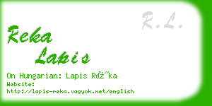 reka lapis business card